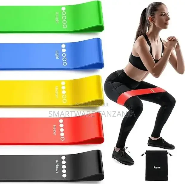 Workout Bands Fit Home Fitness Yoga Physical Therapy