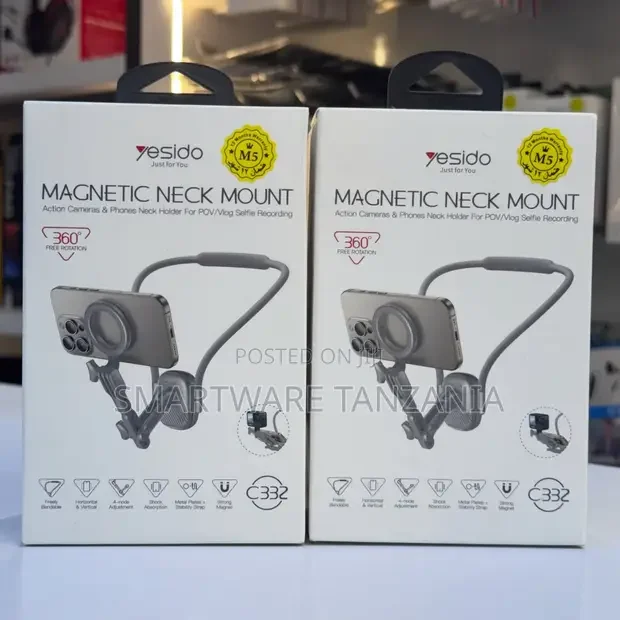 Yesido C332 Magnetic Neck Mount for Pov Vlog and Action Cam