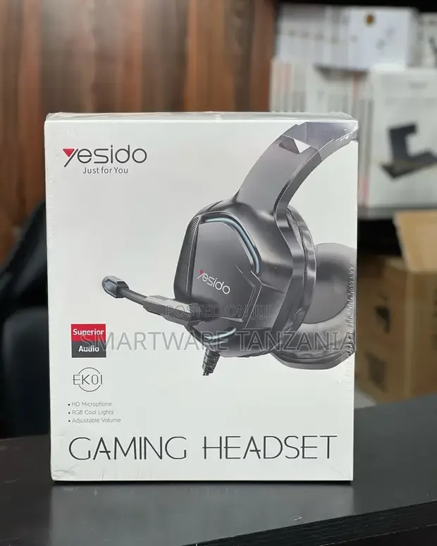 Yesido Ek01 RGB Gaming Headset With Hd Mic and Superior Audio