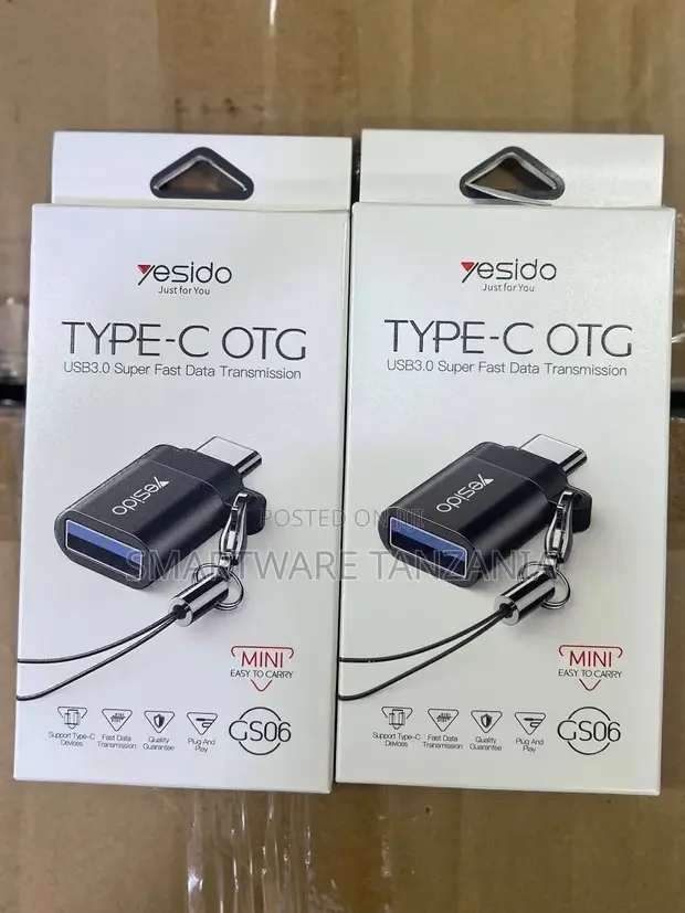 Yesido Gs06 Usb 3.0 Type-c Otg Adapter Mini Plug Play
