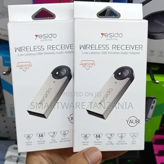 Yesido Yau81 Usb Wireless Bluetooth 5.0 Audio Receiver Adapter