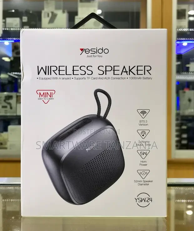 Yesido Ysw24 Mini Wireless Speaker Bt 5.3 5w 1000mah